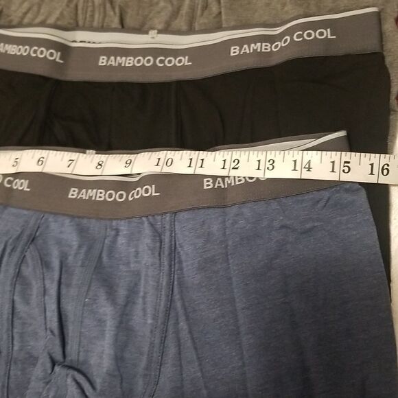 BAMBOO COOL Men’s Underwear boxer briefs Soft Comfortable Bamboo Viscose Large - Picture 11 of 15